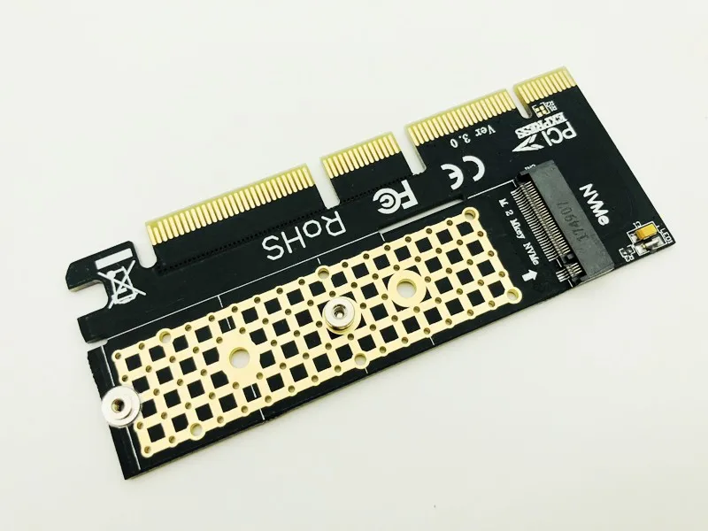 PCI Express PCIE 3 0X4 на M2 SSD NVME адаптер карта M ключ интерфейс E Riser для 2230 2242 2260 M.2 SSD|Платы