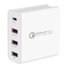 48W USB быстрое зарядное устройство 3,0 TYPE-C 4 порта 5V 3.6A для iPhone EU US Plug мобильный телефон быстрое зарядное устройство для samsung huawei