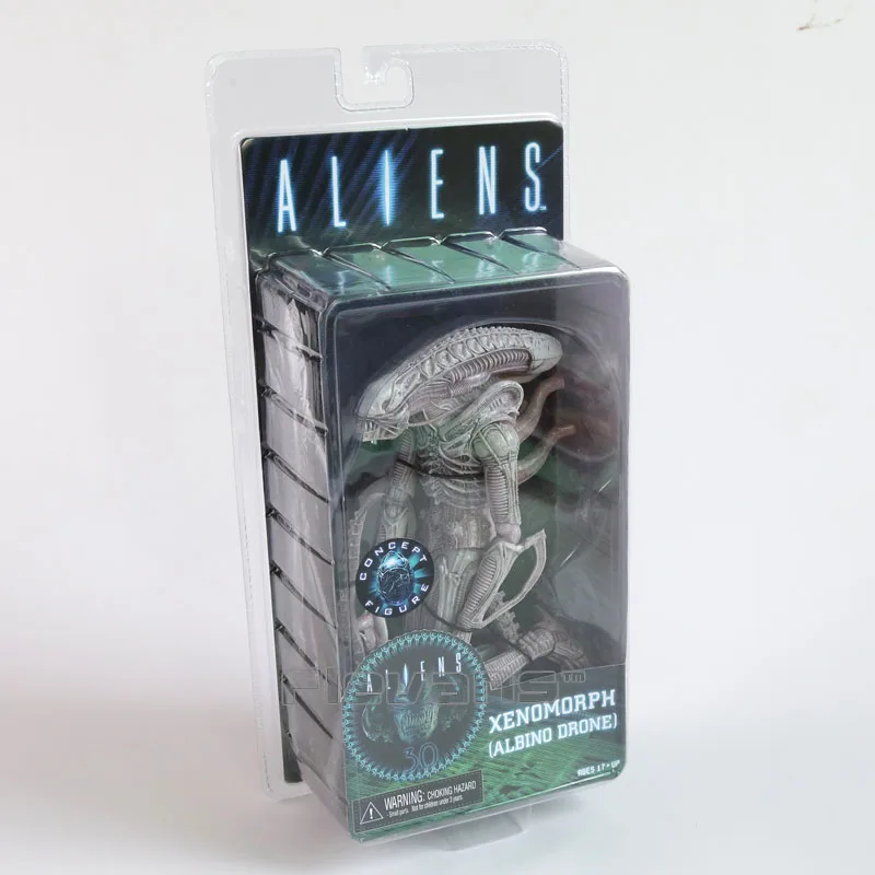 Инопланетянин NECA Series 9 Xenomorph Albino Drone частный Ricco Frost Jenette Vasquez ПВХ фигурка Коллекционная модель игрушки " 18 см