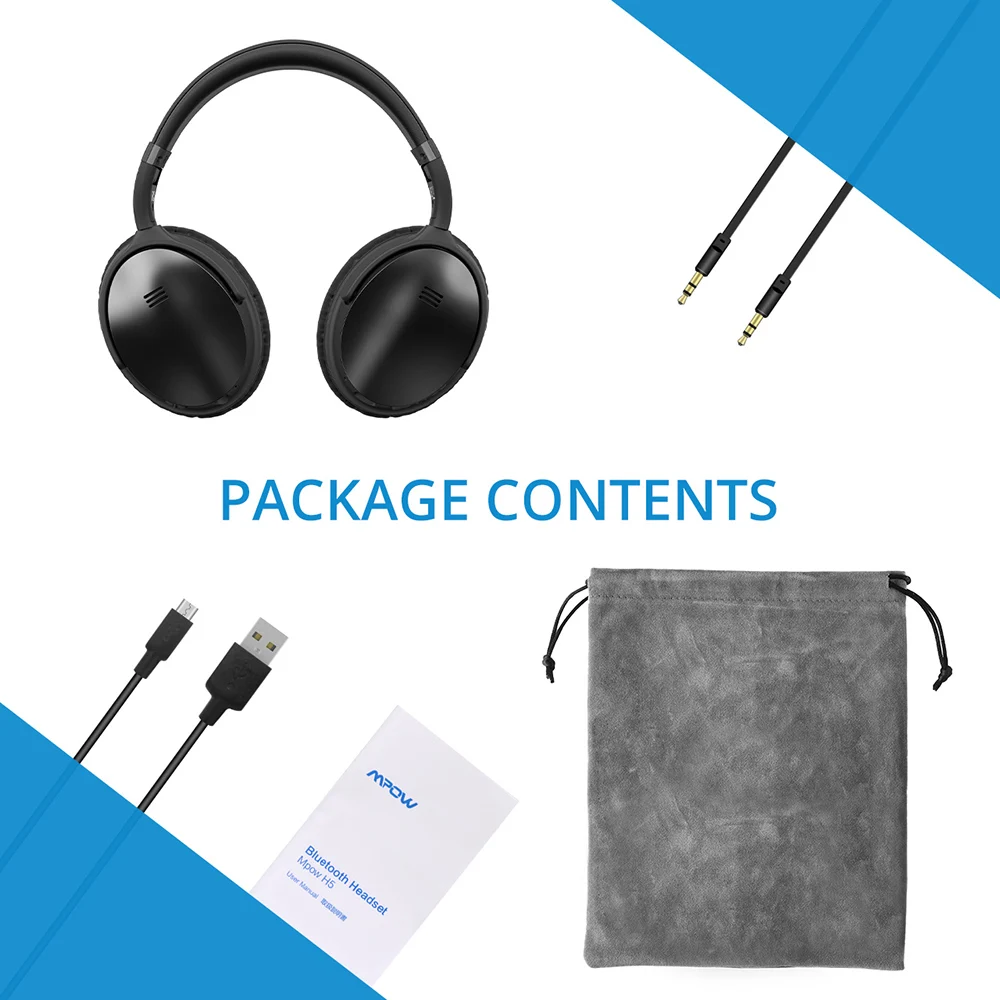Mpow H5 / Bluetooth второго поколения Наушники вкладыши ANC Hi Fi стерео беспроводные