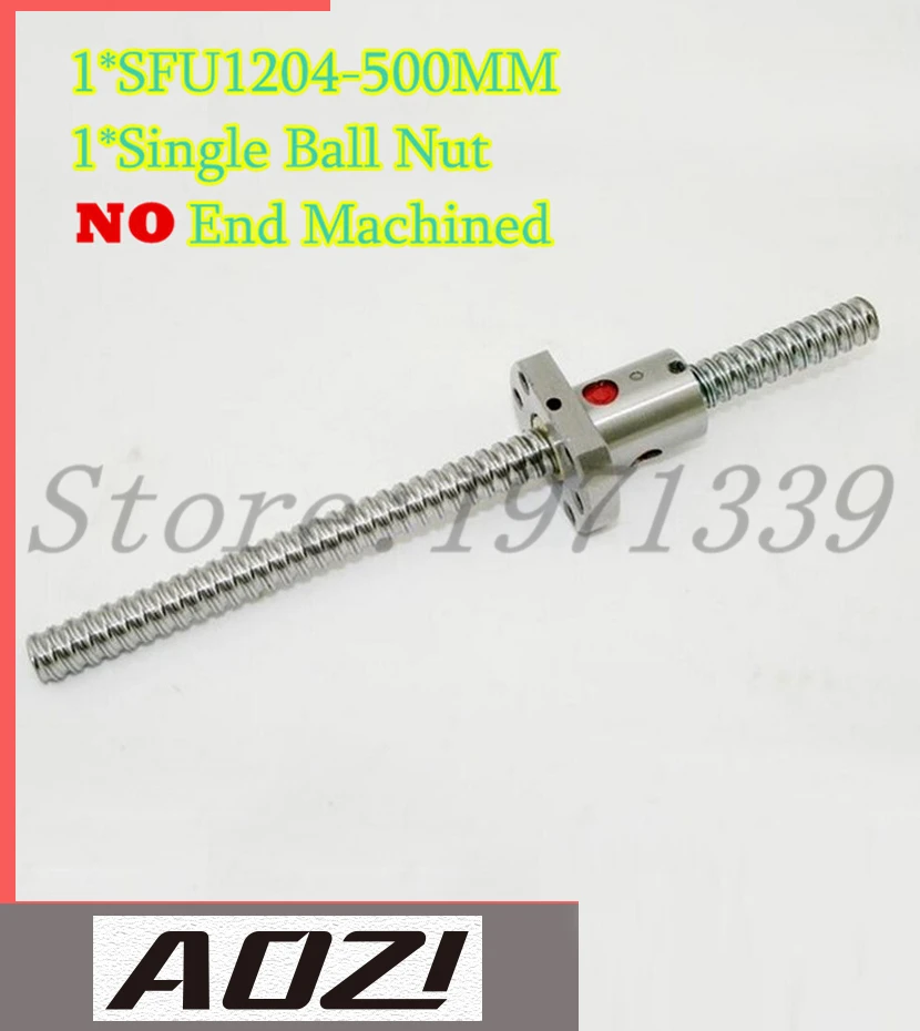 

SFU1204 Ball Screw High Quality L-500MM And A Ball Nut/Free Shipping/NO End Machined