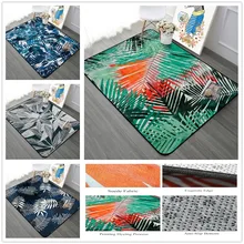 Пасторальные листья серии большие ковры для гостиной теплые мягкие коврики для спальни кабинет/Ресторан Площадь Ковер кофе ковер напольный коврик