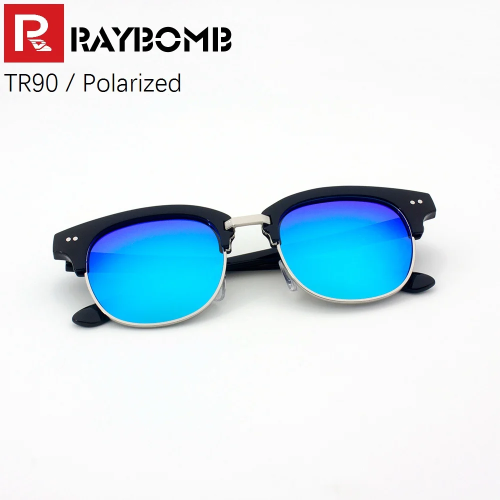 RAYBOMB 2016 новые классические зеркальные полуметаллические солнцезащитные очки