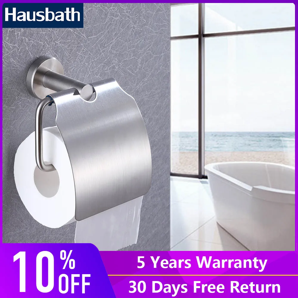Bathroom Accessories Toilet Paper Holder Wall Mounted Brushed Chrome Polished Fixture Roll | Обустройство дома
