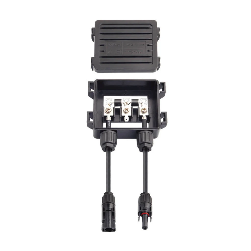 Solar Junction Box PV Connector with 2 Diodes for Solar Panel 50W-170W 6A