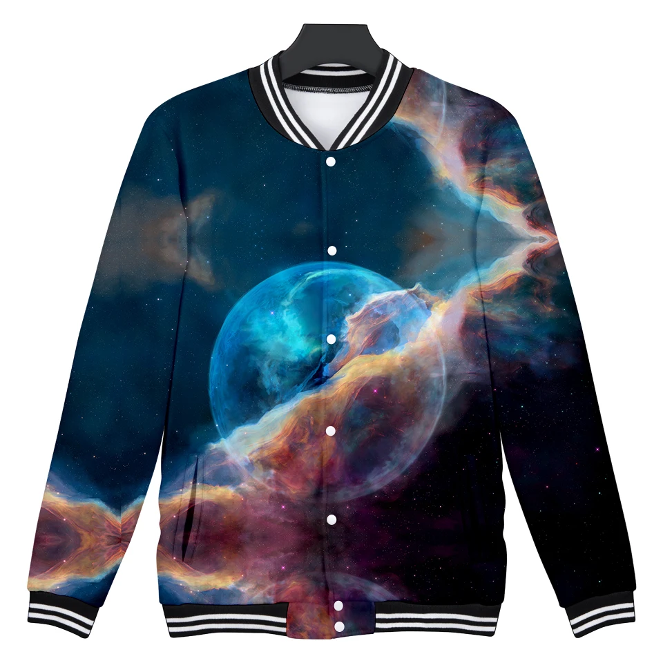 LUCKYFRIDAYF Starry sky 3D Baseball Jacket Skull Print Autumn Women/Men Kpop Fashion Coats Casual Jacket 2018 Fashion Clothes LUCKYFRIDAYF Starry sky 3D Baseball Jacket Skull Print Autumn Women/Men Kpop Fashion Coats Casual Jacket 2018 Fashion Clothes