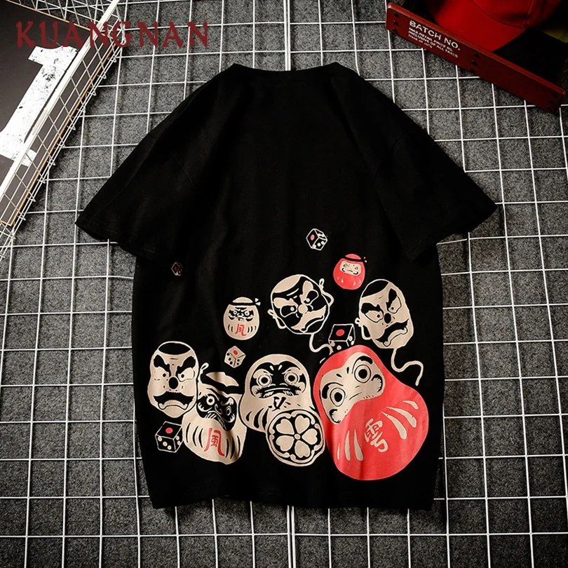 

KUANGNAN Tumbler Print T Shirt Men Harajuku Tshirt Men T-Shirt Men Summer Top T Shirts 5XL Hip Hop Streetwear 2019 New Arrivals