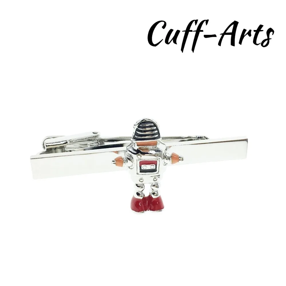 

Tie Clip For Men Robot Tie Clip Novelty Men Tie Clip Male Business Gift for Mens Jewelry by Cuffarts T10032
