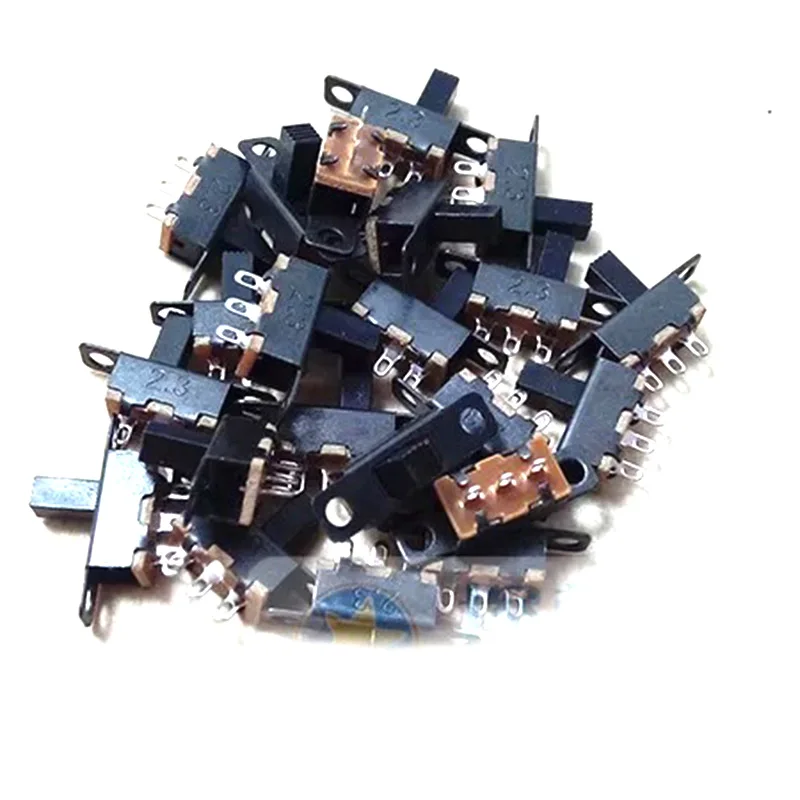 

10pcs SPDT Switch Micro Toggle Switch ON-Off Miniature Slide Switches For DIY Small Power Electronic Projects Black