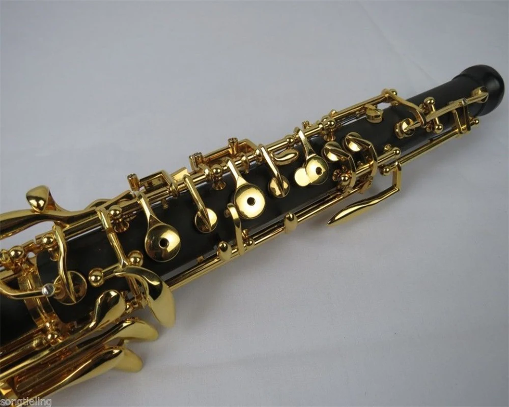 Semiautomatic-composite-wood-concert-oboe-gold-plating-C-key (4)