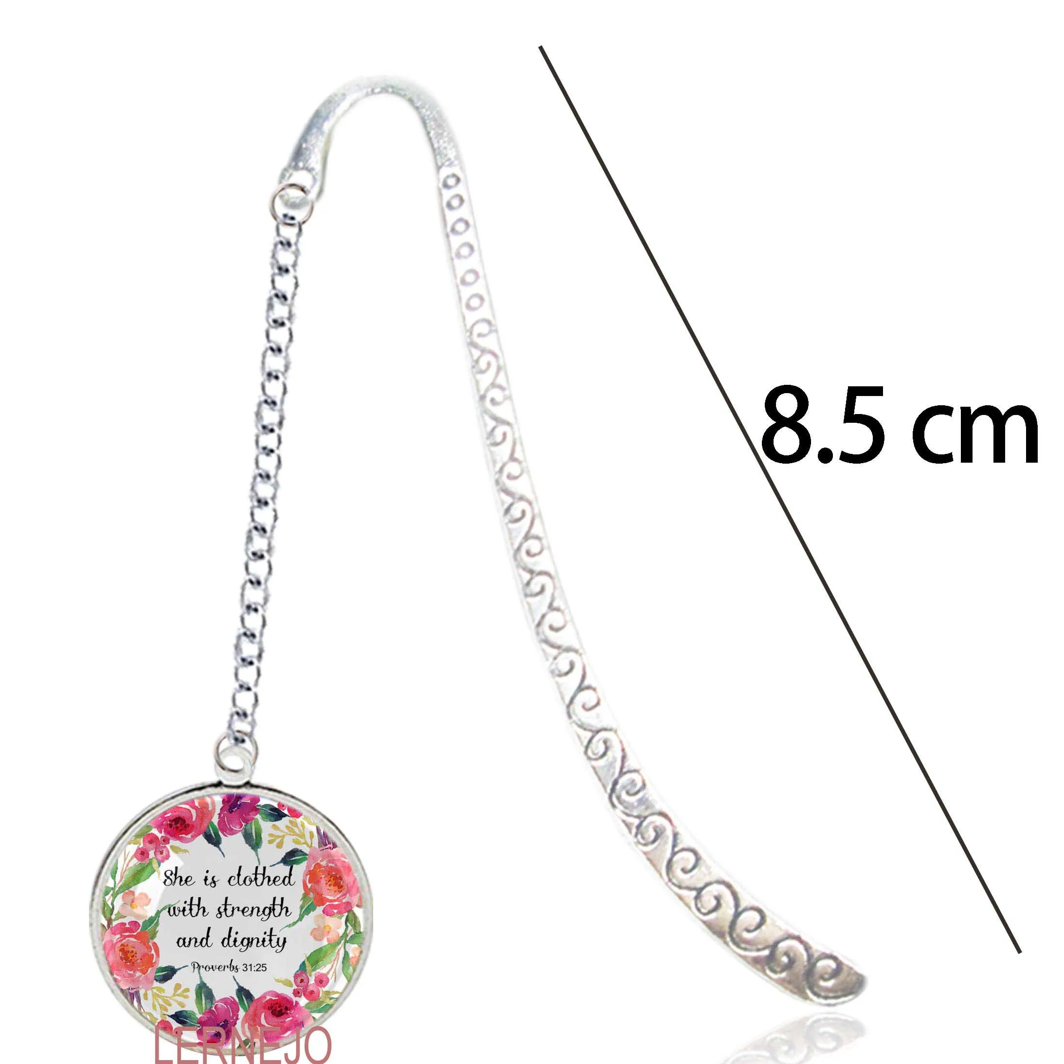 

Bible Verse Bookmark Proverbs 31:25 She Is Clothed With Strength And Dignity Pendant Book Mark Divider For Jesus Christian Gift