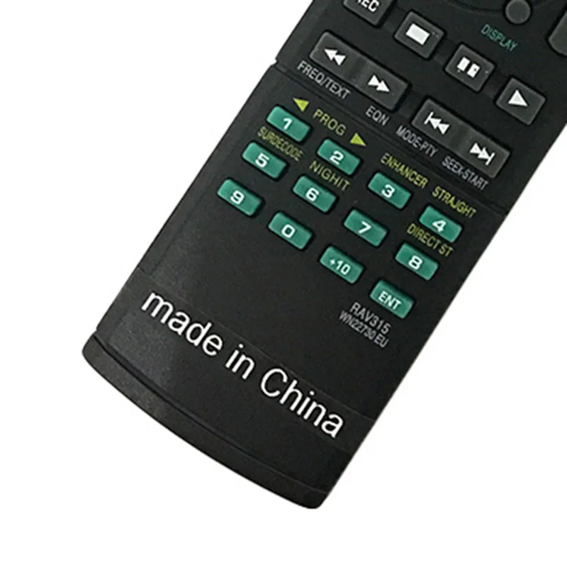 

ABS Black Remote Control Perfect Replacement For YAMAHA HTR-6230 HTR-6130 RX-V450 RX-V650 RX-V730RDS Videodisc