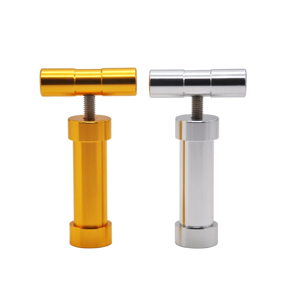 

High quality Aluminum Pollen Presser Compressor Press Spice Herb Grinder Tobacco Grinders Hand Crusher Accessories