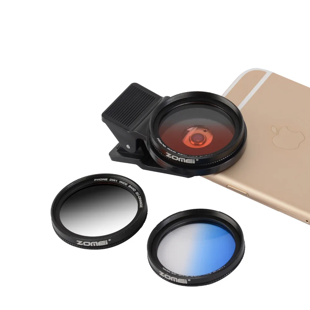 ZOMEI-M2-37MM-Professional-37MM-Mobile-Phone-camera-Gradually-Color-Lens-Filter-Kit-Lens-Clips-Set(2)