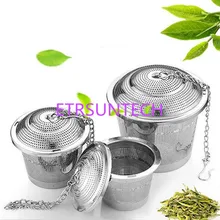 Высококачественный 304 из нержавеющей стали, многоразовый заварник для чая, шар с цепным крюком, кухонный рагу суп специй фильтр для заваривания трав Infuser Фильтр