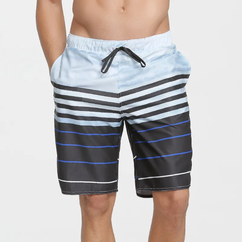 Summer Mens Quick Dry Swimwear Board Shorts Homme Surfing Briefs Loose
