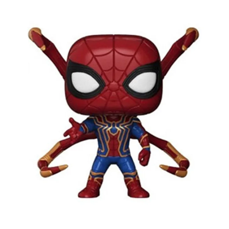 

Movie super heroes iron spider action figures 10cm avenger endgame marvel ironman spiderman 300 model doll toys collection