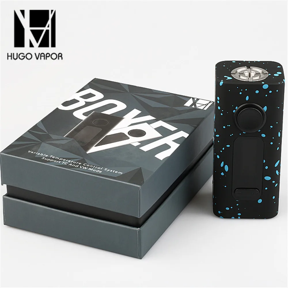 

Electronic Cigarette Hugo Vapor 160 Boxer TC Mod Powered by Dual 18650 Battery 160W Box Mod Fit Siren 2 GTA Atomizer Tank VS188W