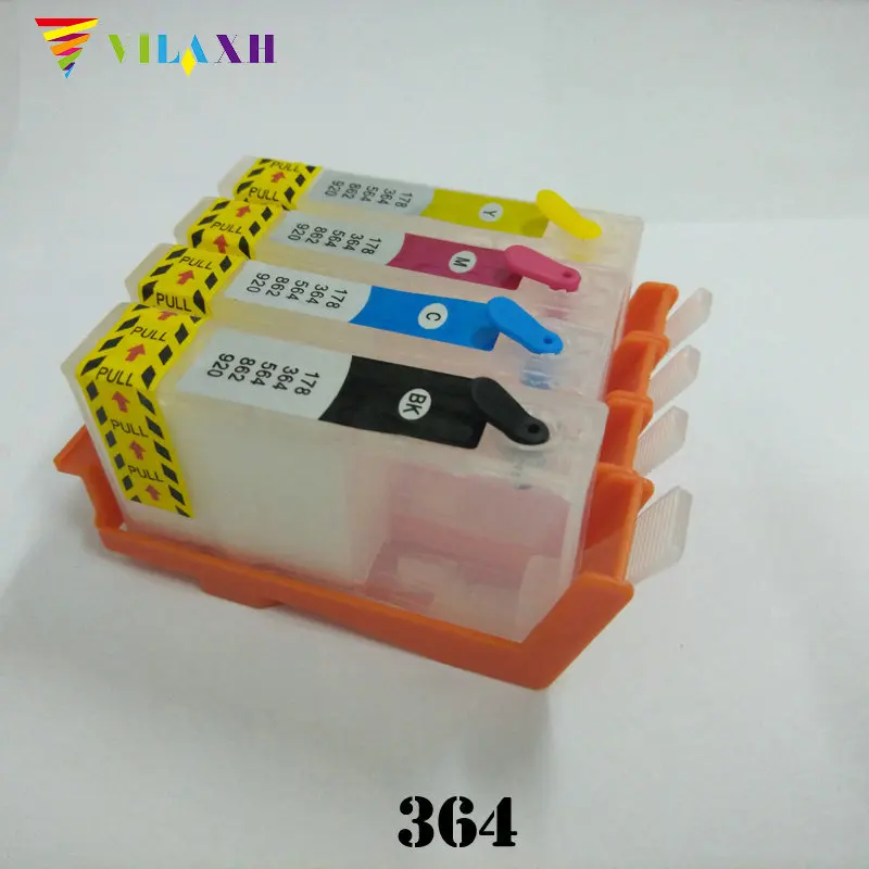 Многоразовый картридж для принтера HP 364xl Deskjet 3070A 364 5510 6510 3520 Photosmart Plus B110a|ink