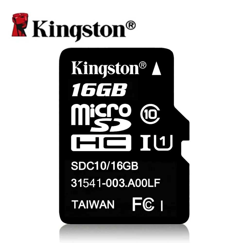 Original Kingston Micro SD 16GB Memory Card Class10 16 GB Micro SD Card 45MB/s Maximal Speed Cartao de Nemoria Microsd TF Card