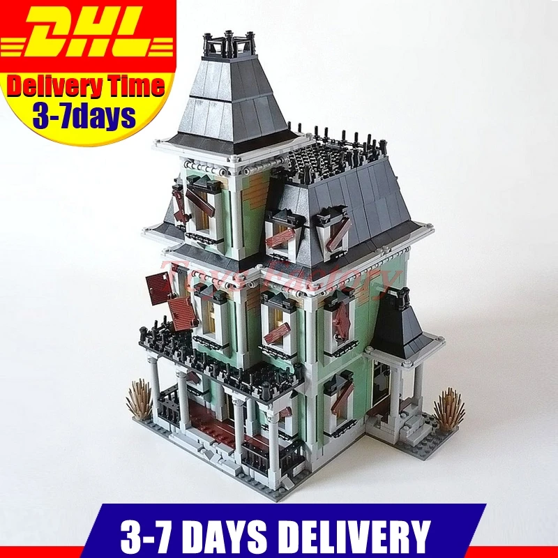 2018 LEPIN 16007 2141Pcs Monster Fighters Haunted House Model Building Kits Set Blocks Bricks Halloween Toy Gift Clone 10228 crow haunted house halloween wall tapestry