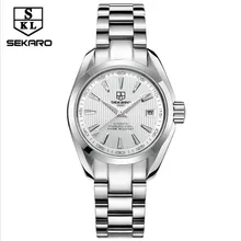 Relojes mujer sekaro 2017 women’s luxury brand athens automatic mechanical watch women thin waterproof ladies fashion