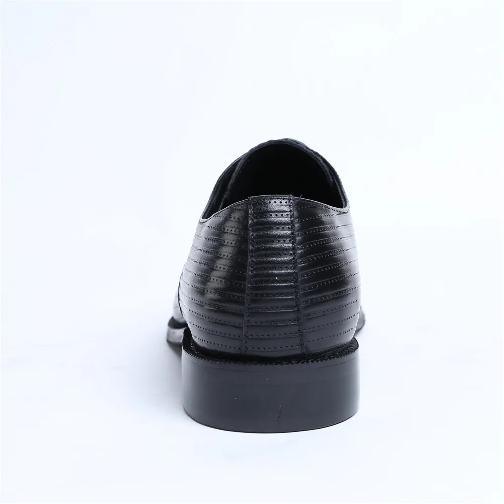 Модные черные/желтые ботинки Goodyear мужские деловые классические из натуральной
