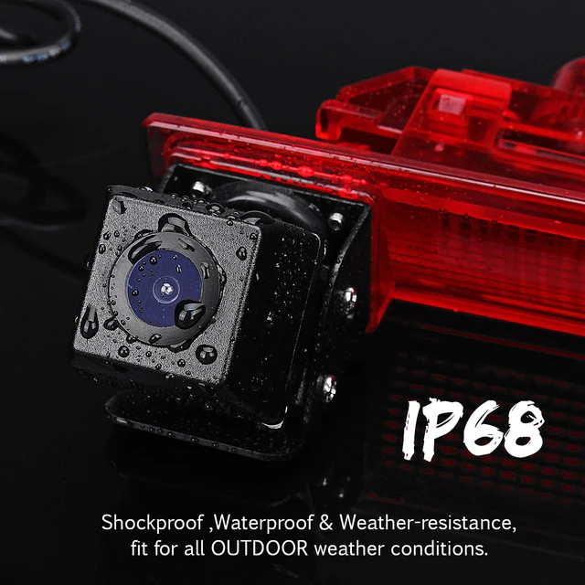 170 Degree Car Reversing Backup Rear View Camera w/Brake Light For VW Transporter T5 & T6 2010 – Onwards