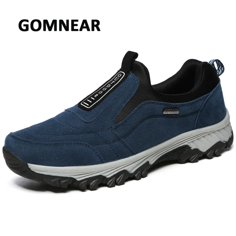 

GOMNEAR Hiking Shoes Men Tactical Sneakers Outdoor Breathable Tourism Camping Hunting Shoes Anti-skid Lightweight Trekking Boots