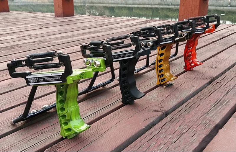 Laser estilingue vermelho caça arco catapulta pesca