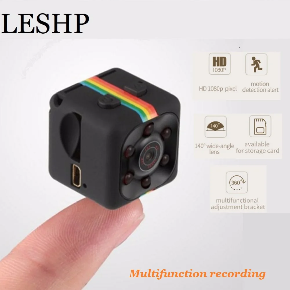 

Mini SQ11 1080P HD Camcorder Night Vision Voice Video Recorder Sports DV Camera Support TF Card Motion detector Baby Monitor