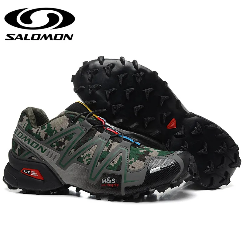 Salomon Speed Cross 3 Cs III Mens Running Shoes Professional Outdoor Male Air Mesh Athletic Sport Shoes Speedcroo 3 Size 40-46