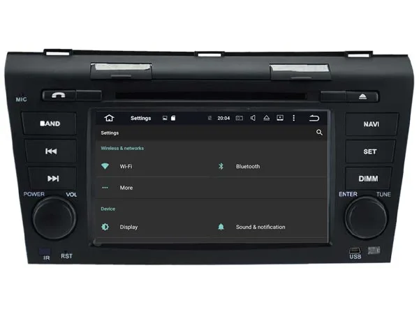 Clearance Ips screen Android 8.0 Car Dvd Navi Player FOR MAZDA 3 2004 2005 2006 2007 2008 2009 gps auto stereo audio multimedia 4