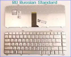 Русская версия Клавиатура для ноутбука Dell Vostro 1400 1500 500 1000 ноутбук Silver
