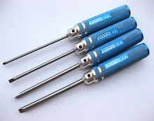 4 stücke RC-Tools HSP Flachkopf Schraubendreher Full Set 4 in 1 Blau 3,0 4,0 5,0 5,8