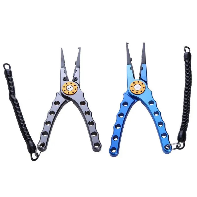 

Aluminum Fishing Tweezers Alloy Fish Tongs With Lanyard Pesca Fishing lip grip Carp Scissors Multifunction Tools 46*44.5*30cm