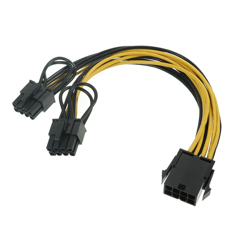 Разъем для графической карты PCI Express кабель питания ПК 8 контактный к 2 PCIE 8(6 + 2)