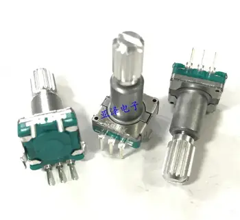

5pcs ALPS Alps type EC11 encoder with switch 30, positioning number 15, pulse spot saw axis 20MM