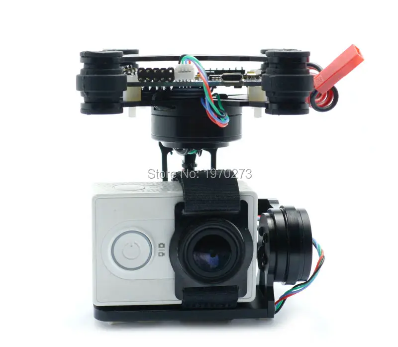  3 Axis Brushless Gimbal Camera Mount w/ black 2204 260kv 2805 140kv Motor Storm32 Gimbal Controller