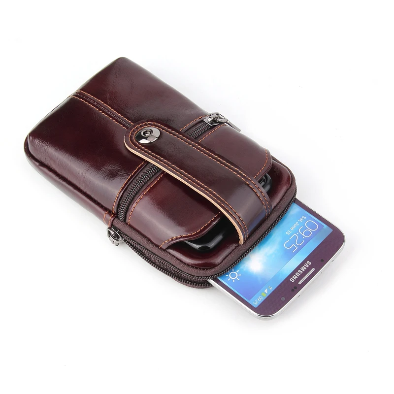 Универсальный чехол-сумка для мобильного телефона samsung S8 S9 plus Note 9 8 S7 S6, кожаный чехол-кобура с зажимом для ремня для iPhone X/XS/XR/XS Max