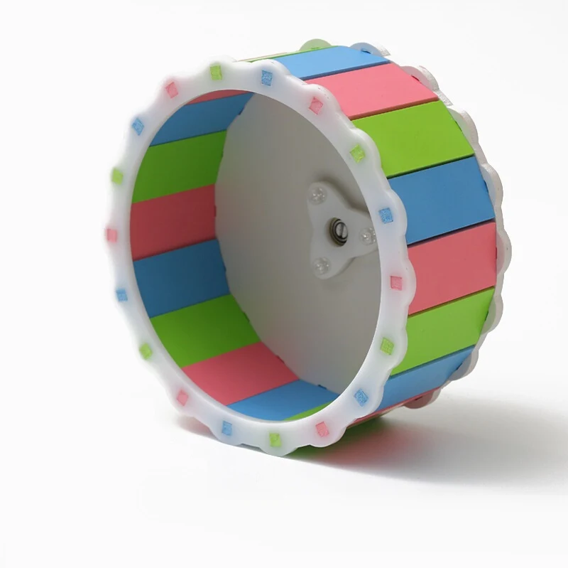 Pet Toy Hamster Silent Wheel Colorful Mouse Exercise Running | Дом и сад