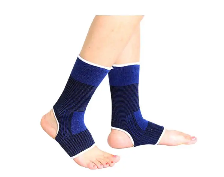 Outdoor Sports Protective Pad Ankle Support Blue Ankle Protective Brace Elastic Gym font b Roller b