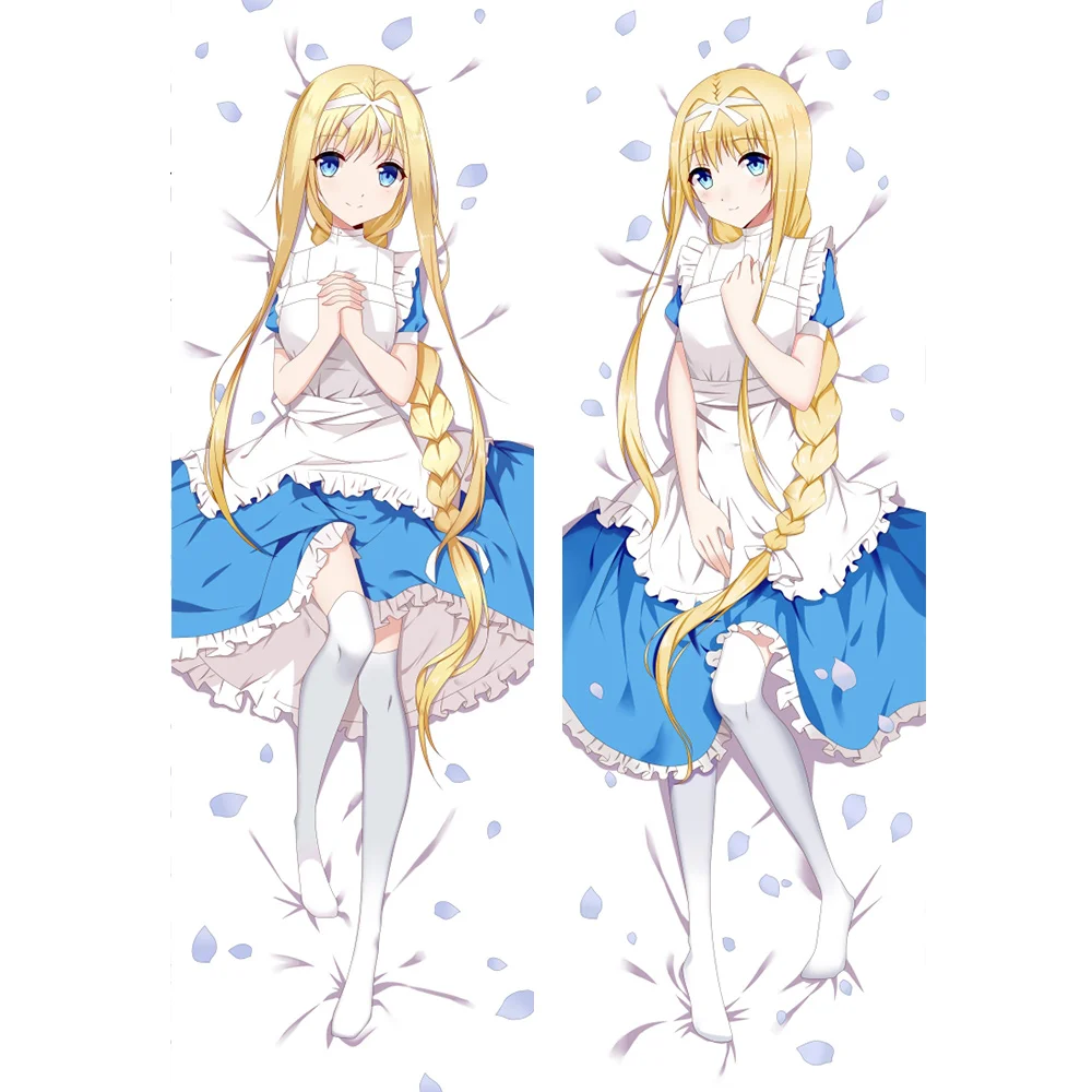 Sword art online Alicization аниме Подушка «Dakimakura» чехол Alicization Alice hug Чехол для подушки