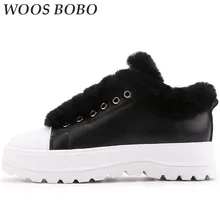 

BOBO Winter Women Keep warm Flats Sexy Round Toe Female Casual Fashion Flat Lazy Shoes Woman Brand Elegant Womens Loafers Girl