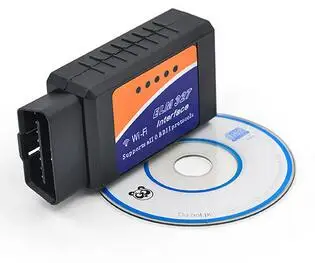 Устройство для считывания кодов ELM327 WIFI V1.5 50 шт./лот Бесплатная доставка DHL высокое