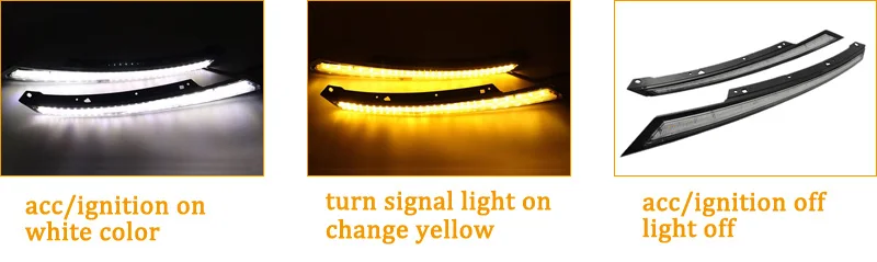Для hyundai Civic 10th, светодиодный фонарь для бровей дневные ходовые огни DRL с желтым сигналом поворота