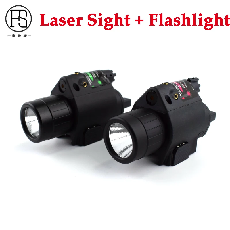 

Good Quality Tactical M6 Laser Sight + LED Flashlight Hunting Shooting Red Green Laser Sight For 20mm Rail Use