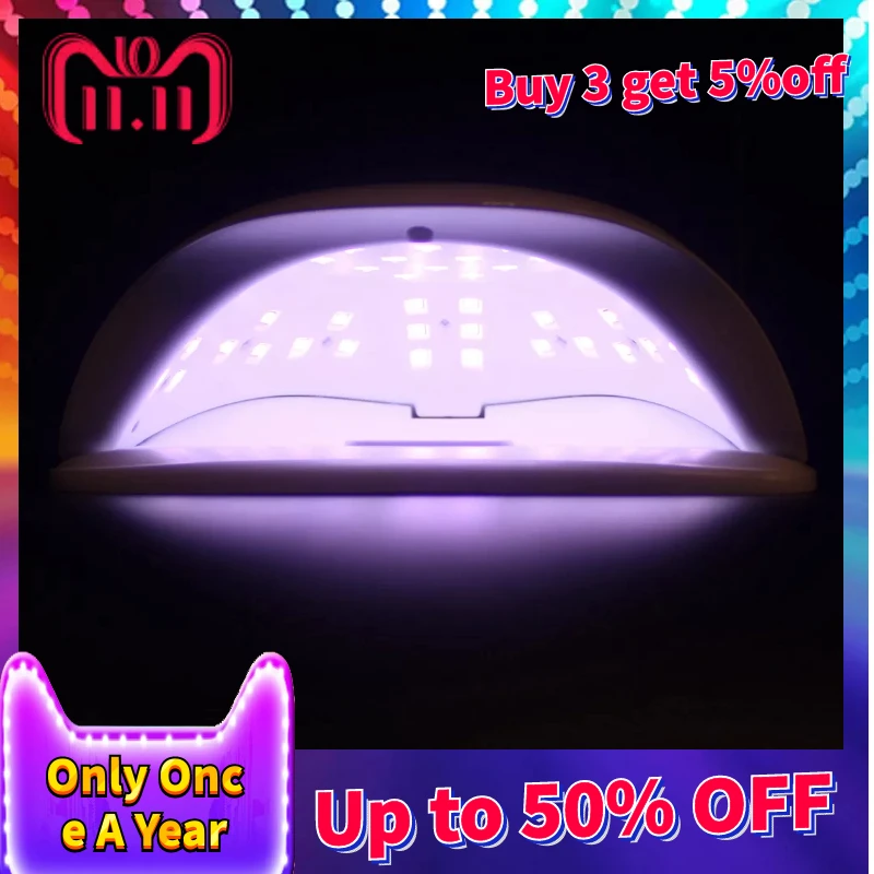 

2018 54W LED Nail Dryer SUNX lamp with LCD Timer and Button 36 Leds Ultraviolet Nail lamp for Gel Polish Nail Art Tools