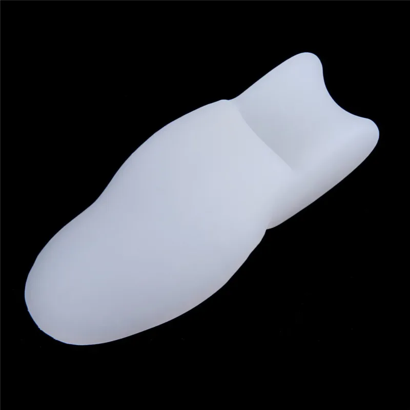 2Pcs Silicone Gel Pedicure Foot Care Tool Toe Separator Genuine Hallux Valgus Bicyclic Thumb Orthopedic Braces Valgus Protector