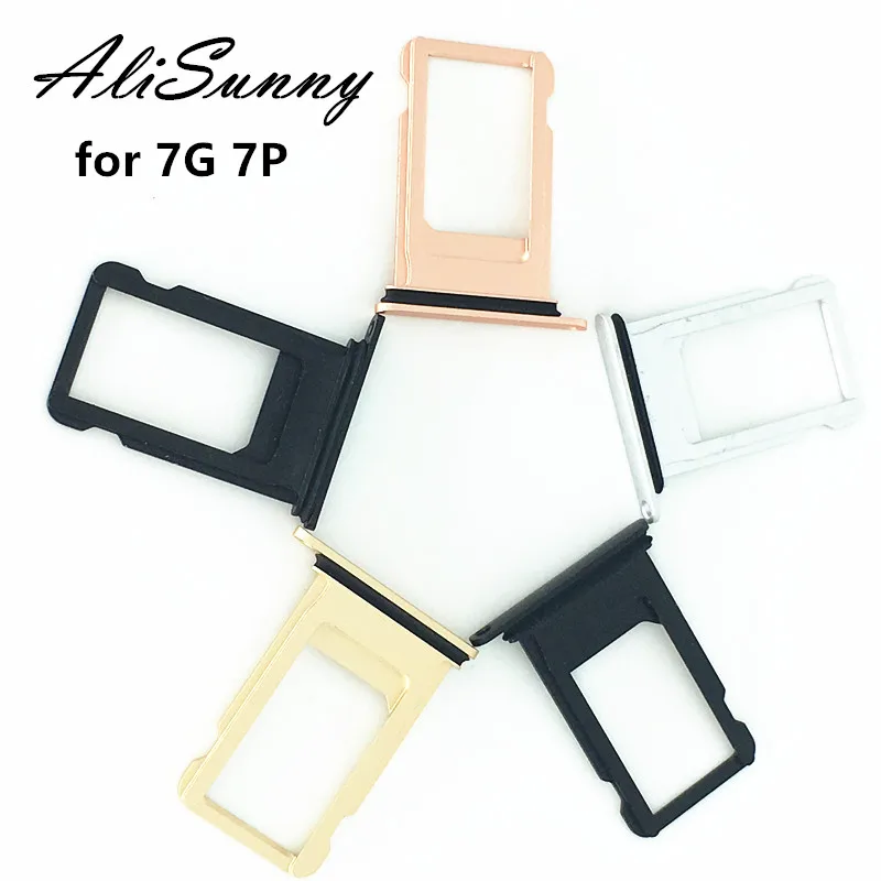 Держатель для SIM карты AliSunny 50 шт. iPhone 6S 7 Plus 6SP P запасные части адаптера
